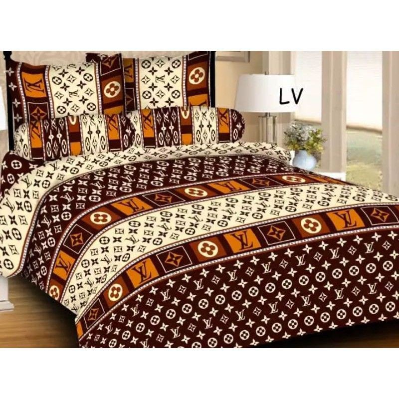 SPREI 180x200 HOMEMADE KATUN MOTIF NO 1  KARAKTER BERKUALITAS BAHAN MIRIP KINTAKUN