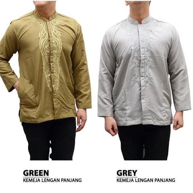 ➶ Baju Koko Pria Ramadhan Murah Islami Almia Remaja Kekinian Rabbani Pakistan F7Q0 ✫