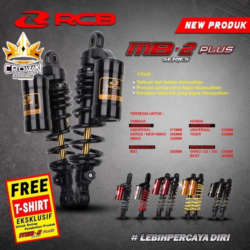 Shock RCB MB2+ Click Rebound Yamaha Jupiter Z / Vega / FIZR / Crypton