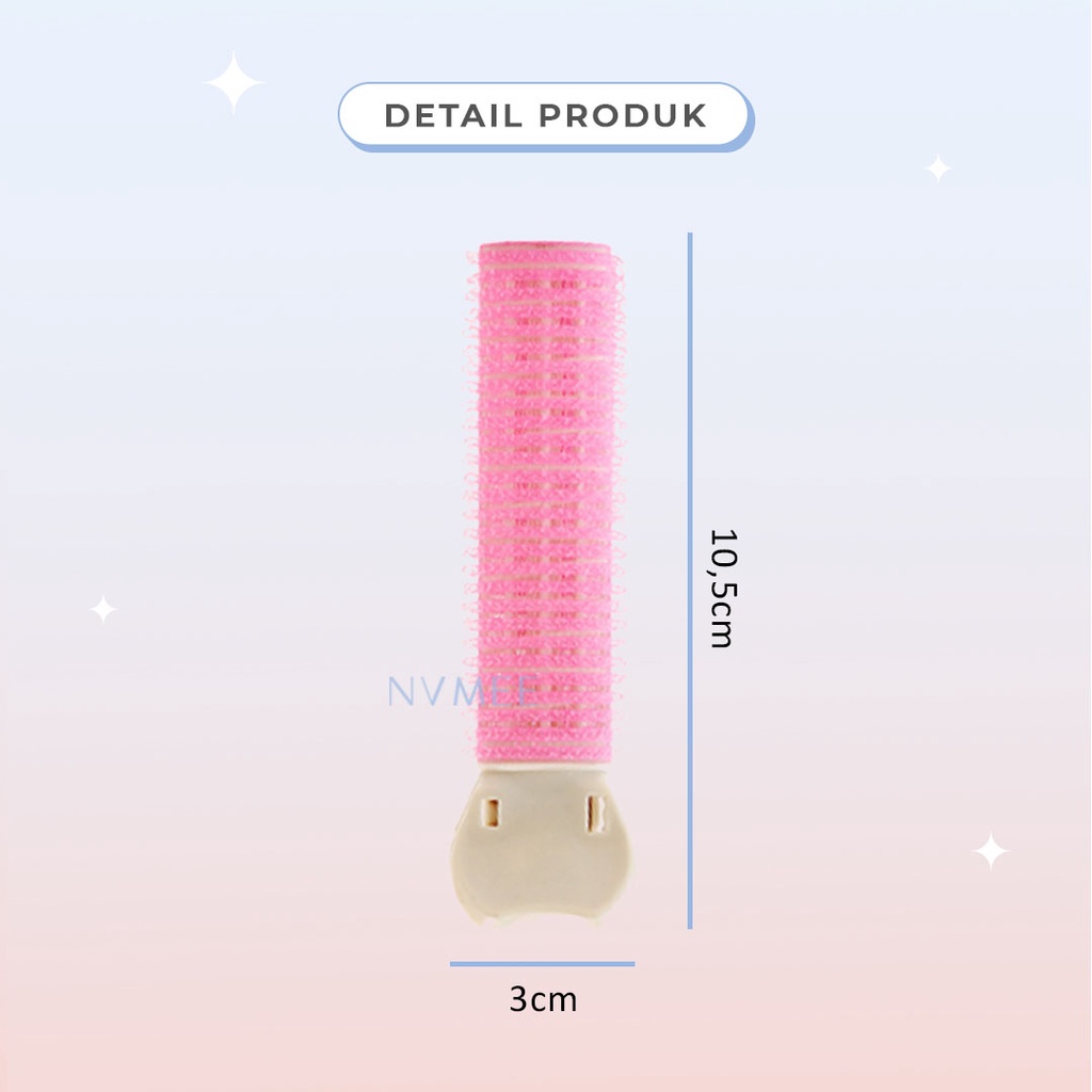 NVMEE - Roll Rambut Jepit Untuk Poni / Hair Root Clip Curler Menambah Volume Rambut