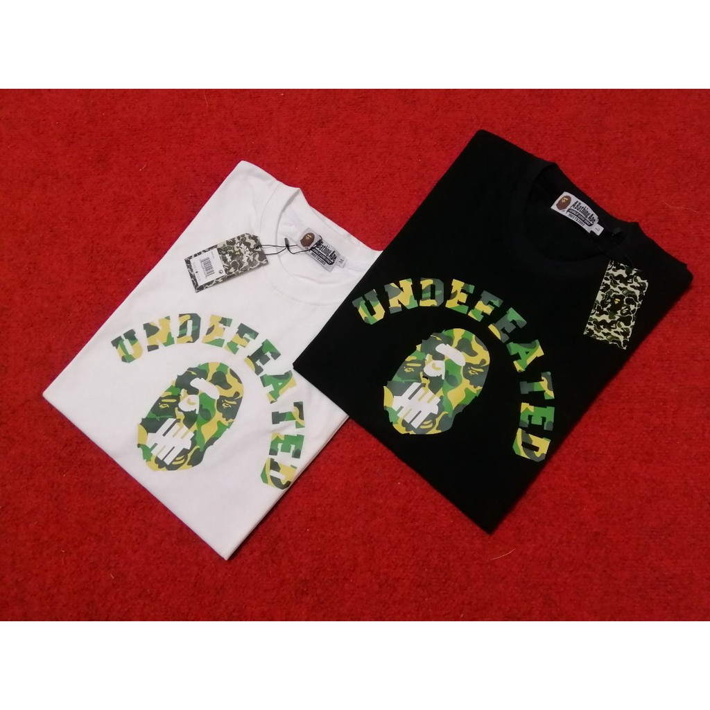 Kaos Bape x Undefeated Camo