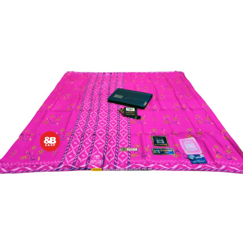 sarung lamiri S80 Original MST kembang pink merah