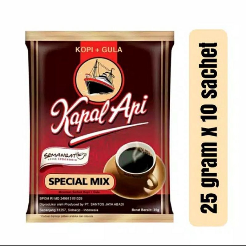

kapal api spesial mix 25 gr x 10
