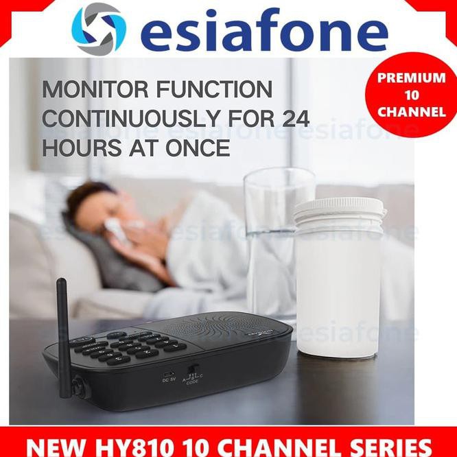 Hosmart Wireless Intercom Fm 10Ch Interkom Interphone Hy810 7 Stasiun