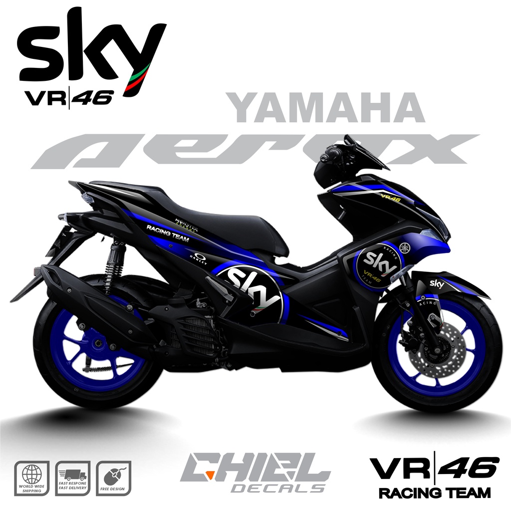 Jual Stiker Dekal Yamaha Aerox Decal Sticker Full Body Stiker Aerox