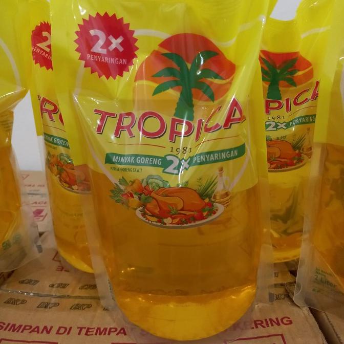 

BISA COD minyak goreng 2 liter 1 dus Tropical PALING LAKU