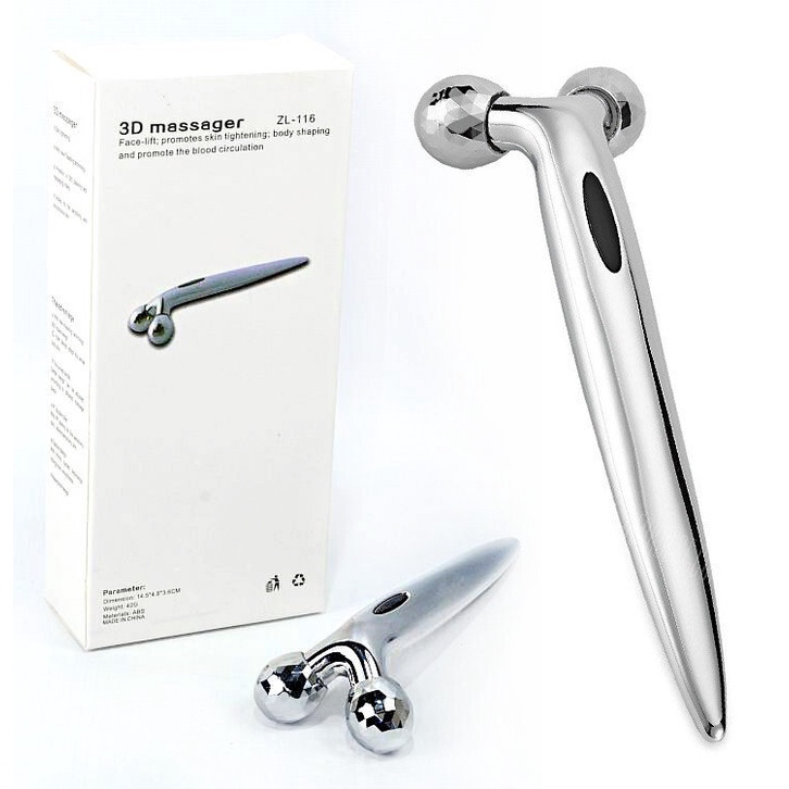 Alat Pijat Wajah 3D Massager Roller Facial Face Lift Firming