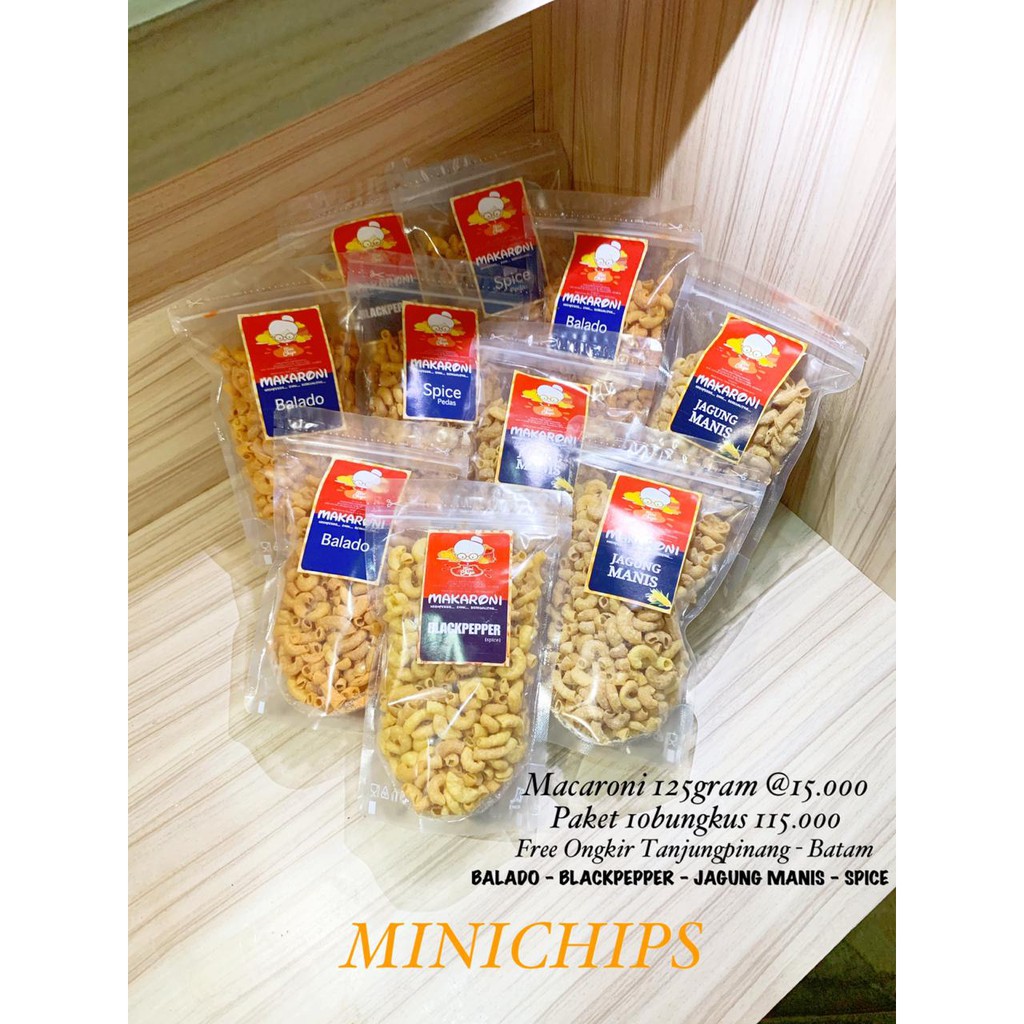 

MACARONI MAKARONI MINICHIPS PAKET 9 BUNGKUS