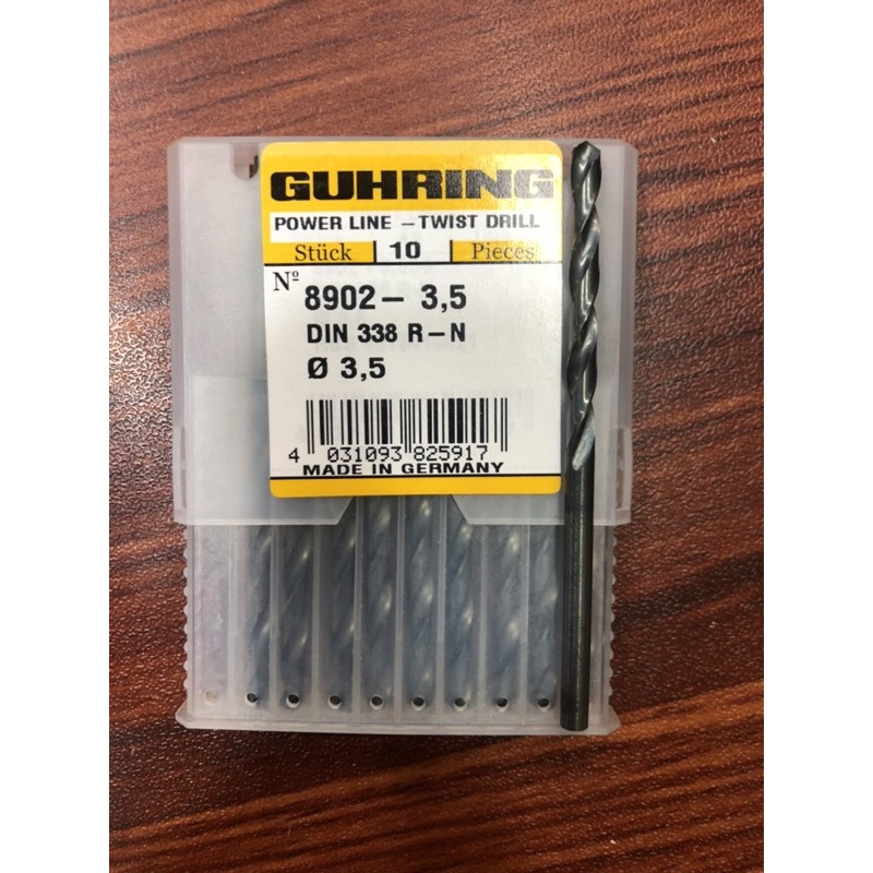 MATA BOR BESI HSS GUHRING POWERLINE NACHI DORMER 1mm 1.5mm 2mm 2.5mm 3mm 3.5mm 4mm 4.5mm 5mm 5.5mm ASLI MADE IN GERMANY MADE IN JAPAN MADE IN UK be