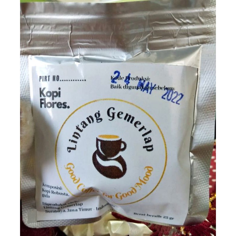 

KOPI FLORES LINTANG GEMERLAP 25 GRAM 1 PACK ISI 10 SACHET