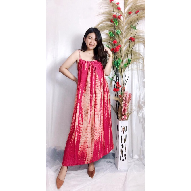 Daster Dress Lobek Panjang Bali-LB - MAROON