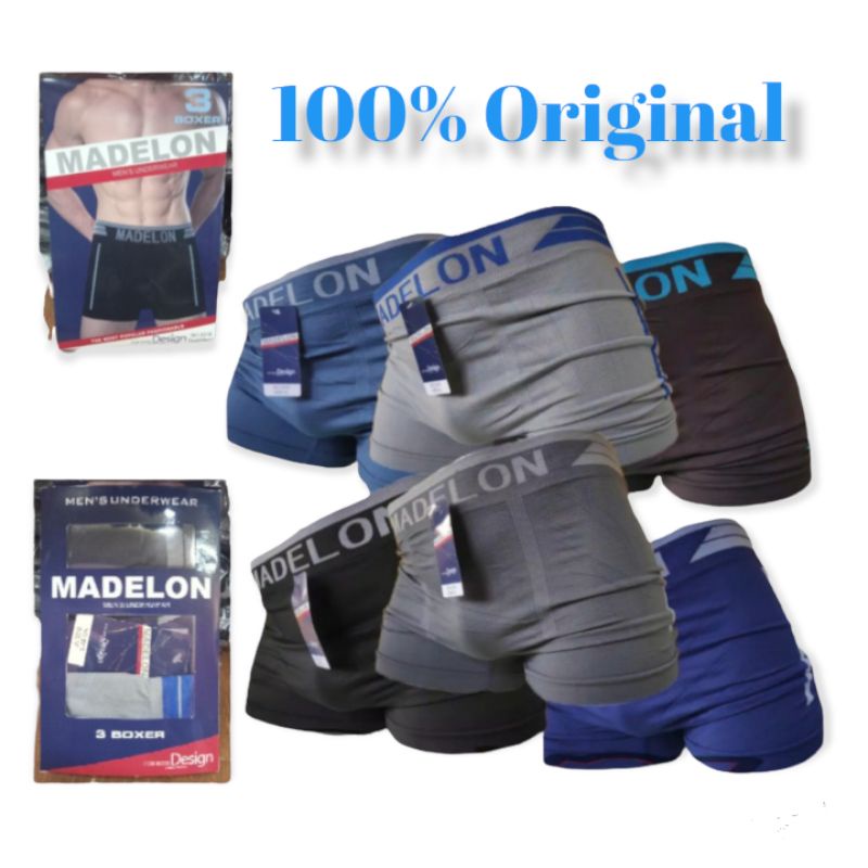 Celana Dalam Pria Boxer Original Madelon 1 Pack isi 3