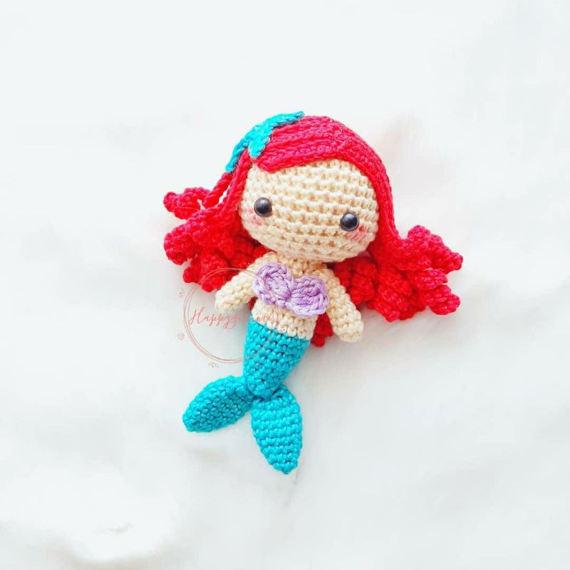 Amigurumi (Boneka Rajut) Ariel Mermaid