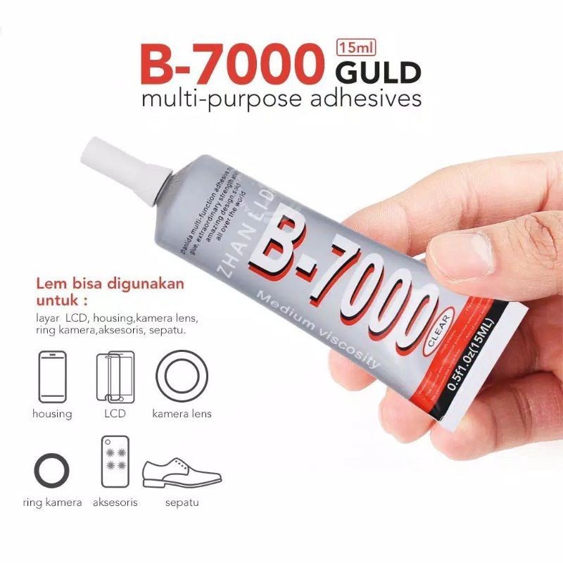 Lem LCD Layar Hp Serba Guna B-7000 50ml Multi Purpose Adhesives