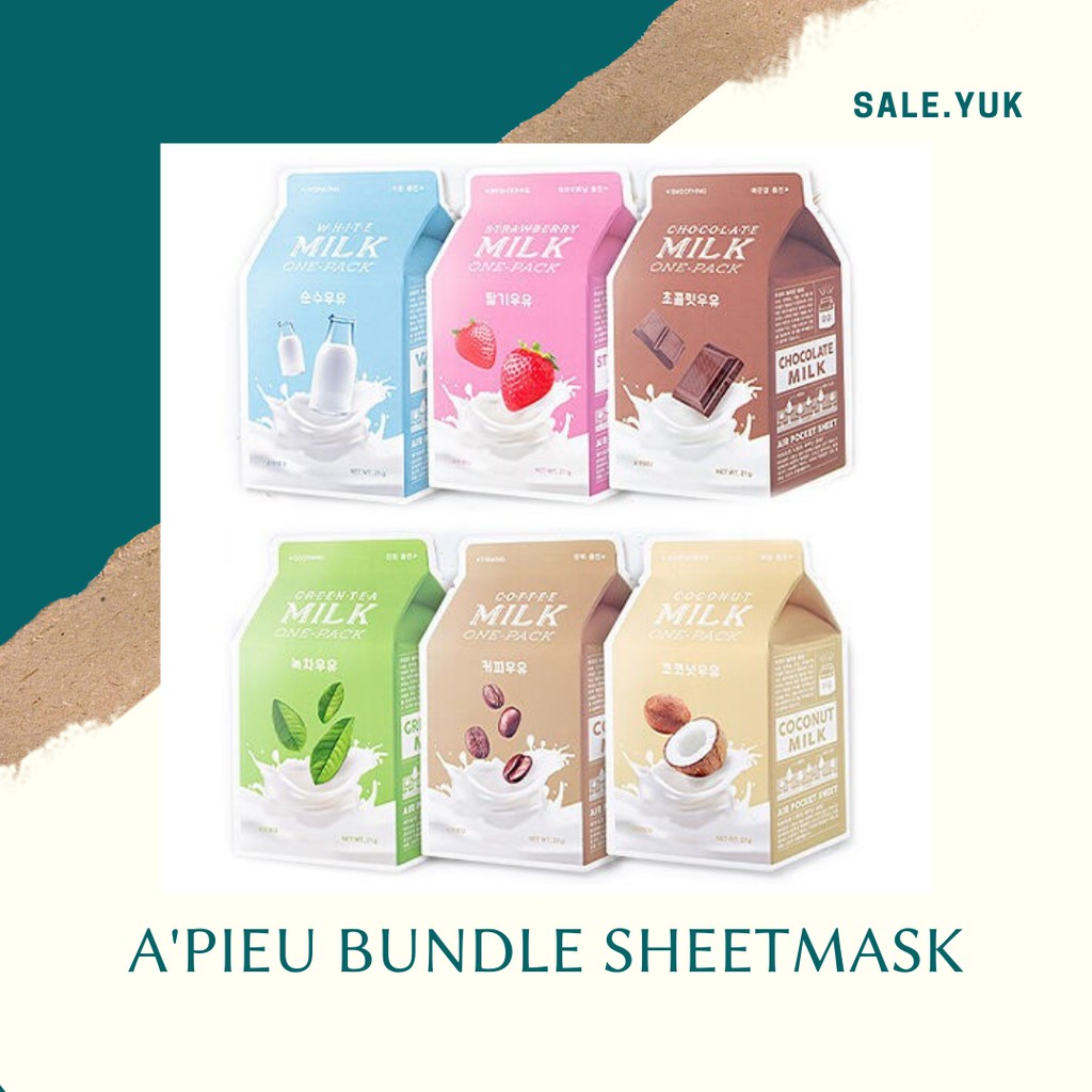 A'PIEU SHEETMASK bundle set isi 3 (apieu sheetmask)