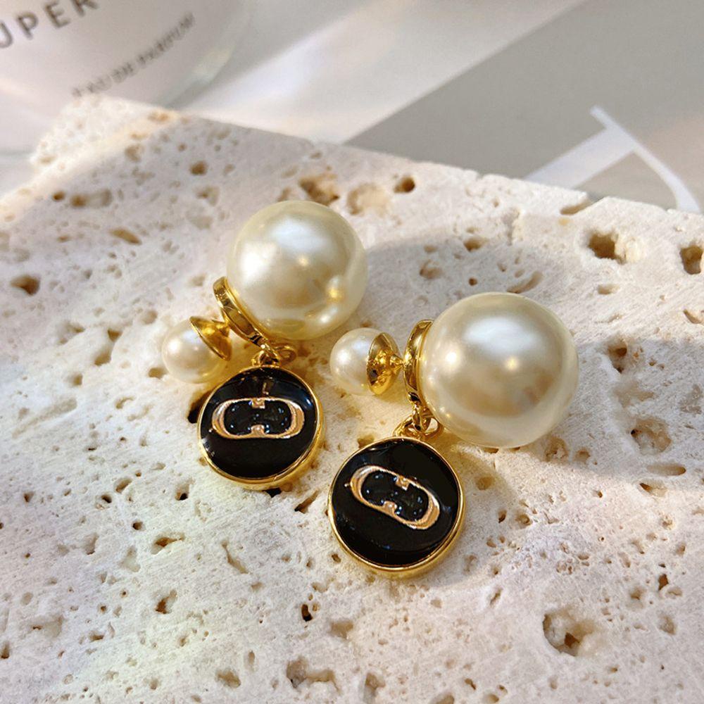 Needway Wanita Anting Menjuntai Mutiara Vintage Manis Untuk Gadis Temperamen Drop Earrings