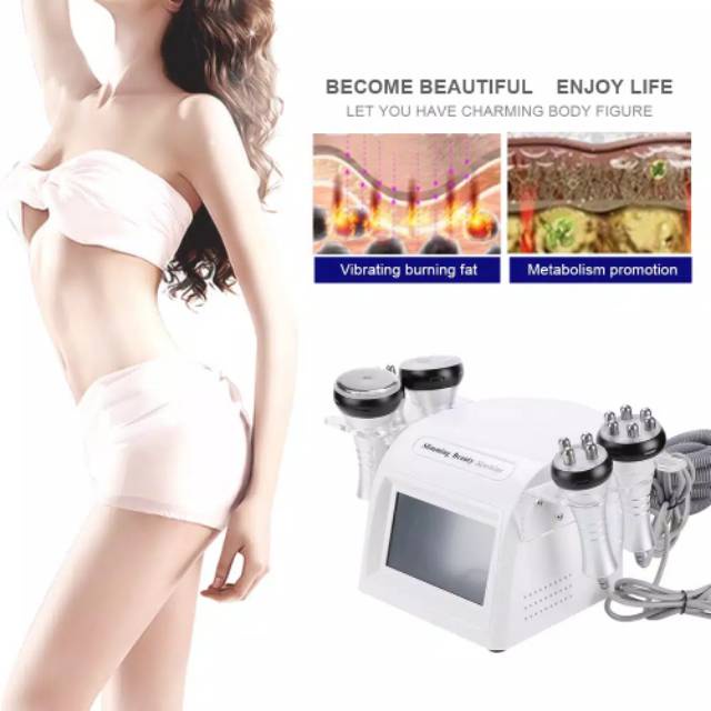 Alat rf pelangsing rf 5in1 kencangkan wajah tirus slimming machine