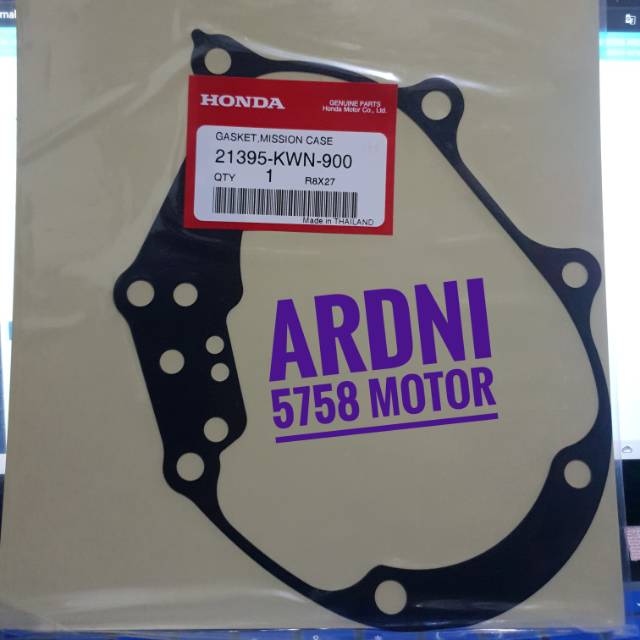 Gasket Mission Case Packing Gardan Rasio Honda PCX 125 Thailand Ori
