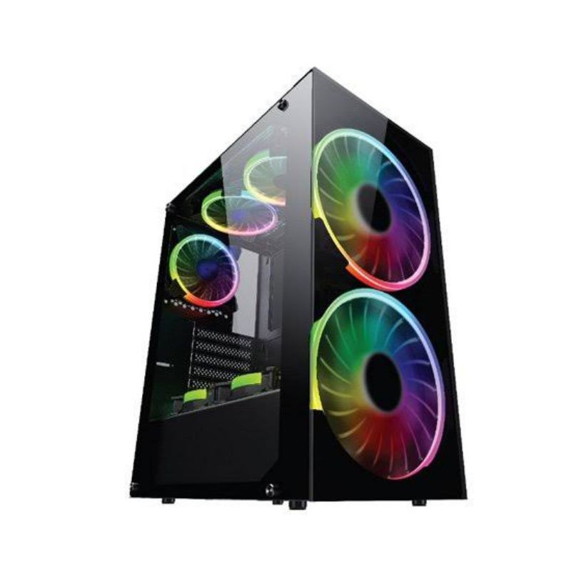 Casing Gaming INFINITY PANDORA TEMPERED GLASS ATX Include fan ARGB 20cm