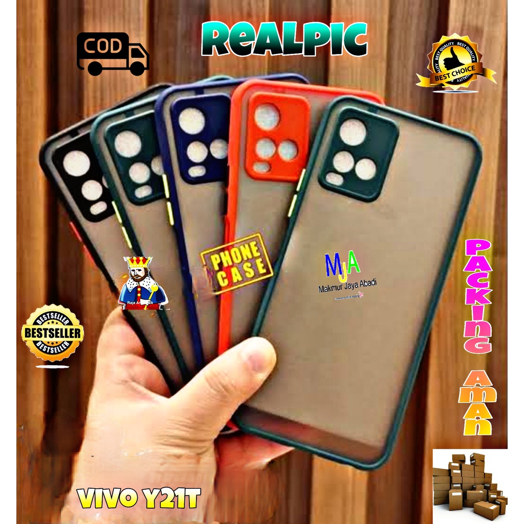 SOFTCASE VIVO Y21T - CASE MATTE FULL COLOUR MY CHOICE BUMPER CASE PELINDUNG KAMERA