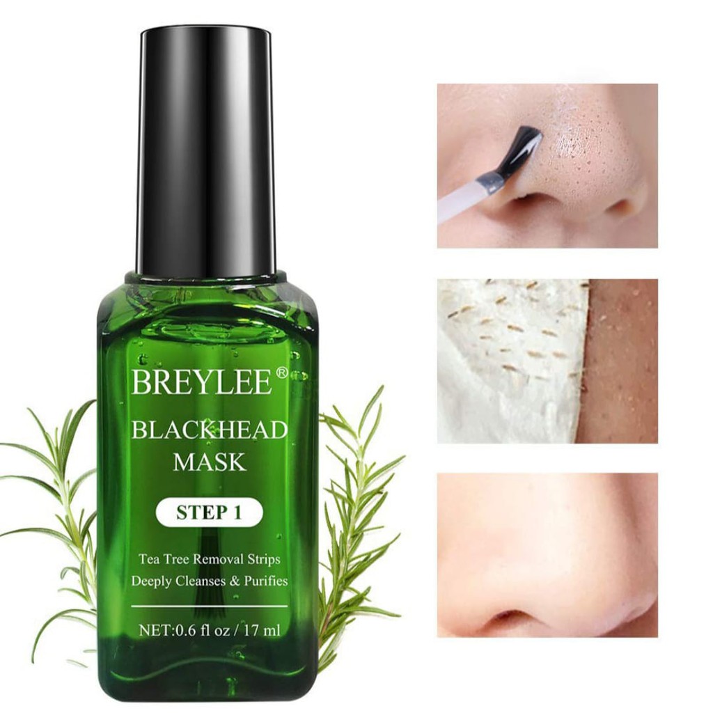 Breylee Pengangkat Komedo Breylee Step 1 Blackhead Masker Breylee Step 2 Pore Minimizer Serum