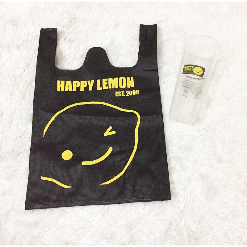 

Original Set Happy Lemon Cup and Shopping Bag