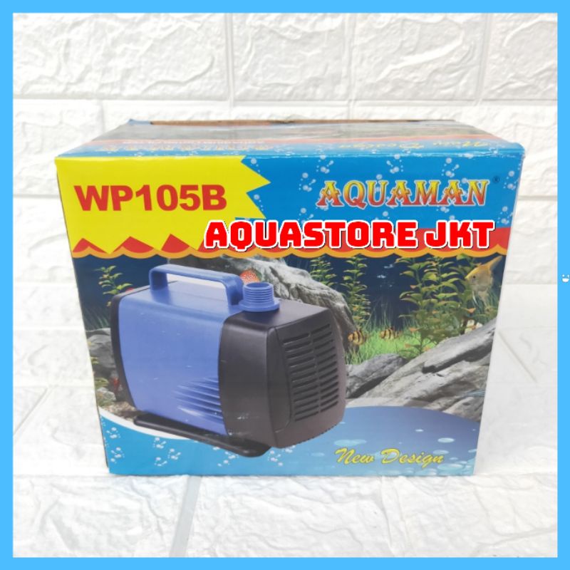 POMPA AQUARIUM CELUP WATER PUMP AQUAMAN 105B  ARMADA AM 105B 4000L/H MESIN POMPA KOLAM IKAN BESAR