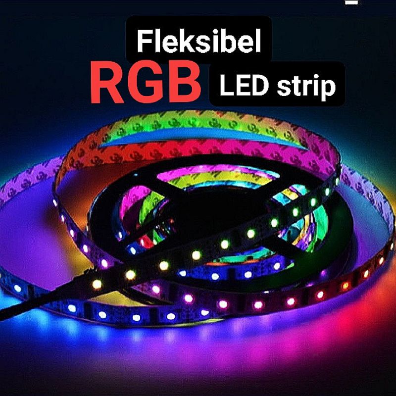 LED STRIP RGB 3528 NON WATER PROOF ( Meteran )