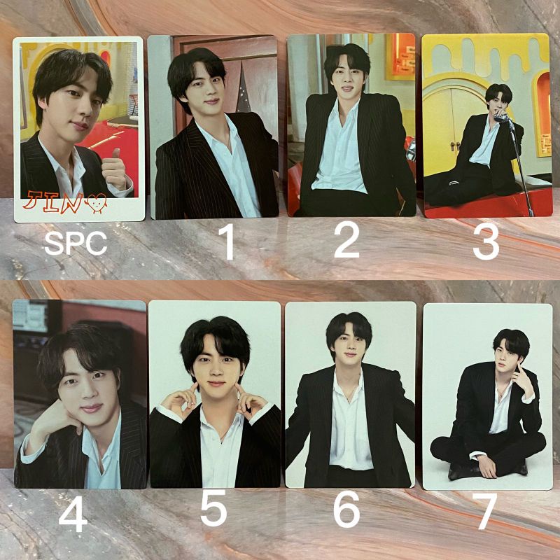 BTS Official Permission To Dance mini photocard MPC PTD PC Ready Jin Seokjin