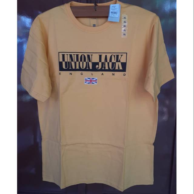Promo Kaos T zone pria size XL - Kuning