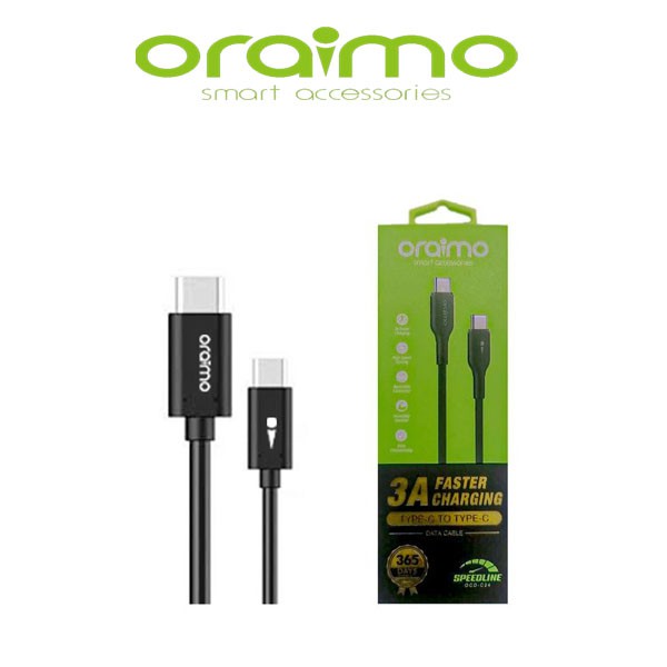 Oraimo Kabel Data Charger Fast Charging Type-C to Type-C Cable OCD-C24