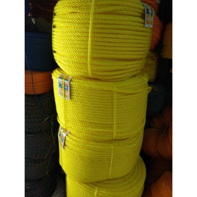 Tambang PE 8mm kuning dan orange