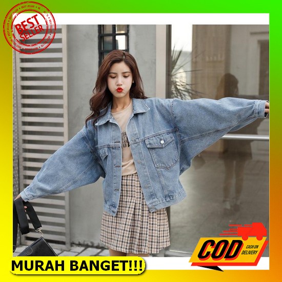 Jaket Wanita Korea Import Cwe Distro Cewek Jins Uo554 Jaket Levis Yw154 Off White Station Best Sell 