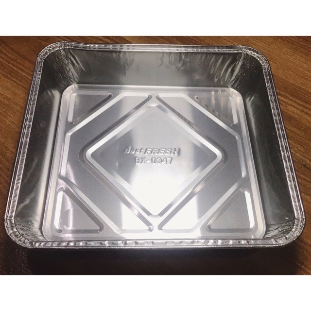 Wadah Alumunium foil tray BX 0347 tanpa tutup / lasagna kotak besar 1400ml