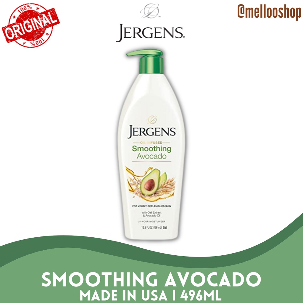 Jual Jergens Body Lotion Smoothing Avocado Shopee Indonesia