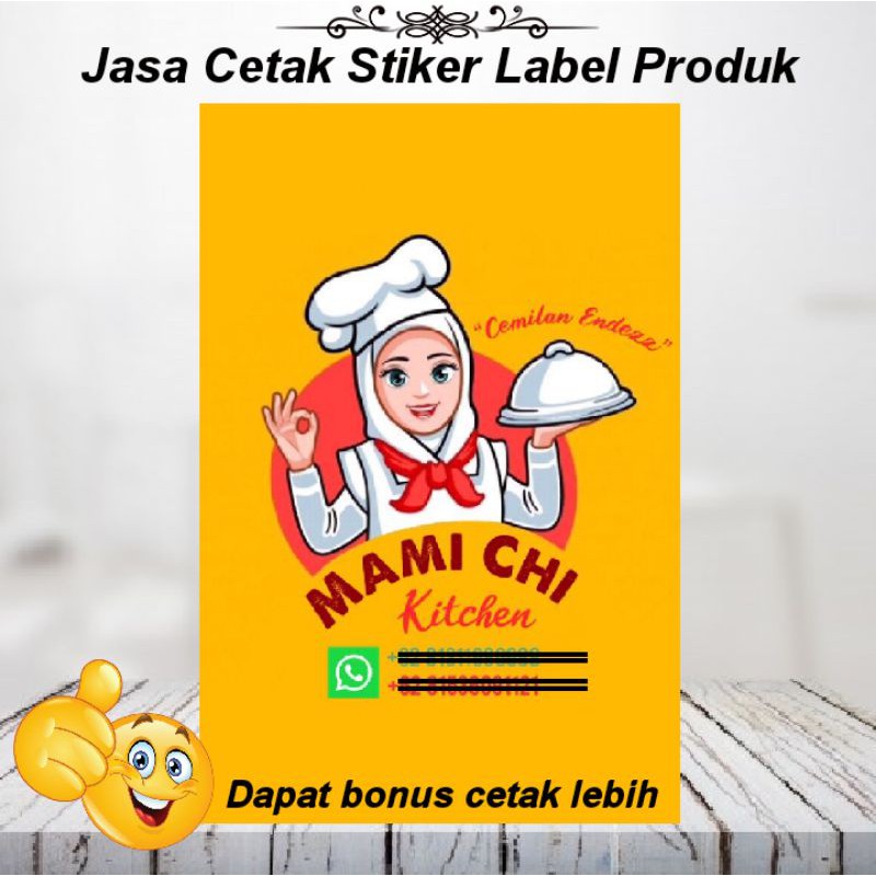 

Cetak Stiker Label Produk Termurah - Sudah ada perekatnya