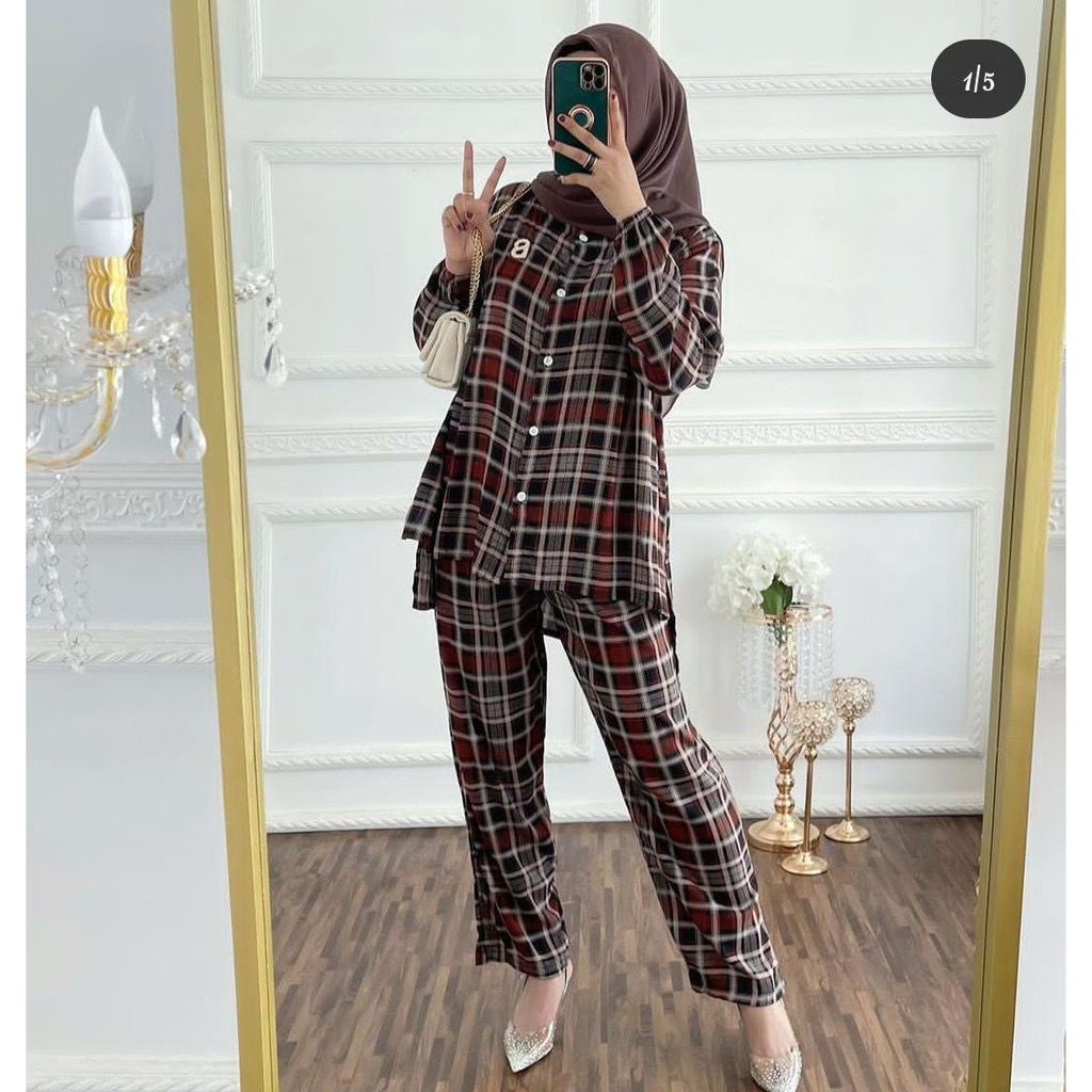 INDIRA ONE SET / OMYRA ONE SET / STELAN WANITA-RISTY MARON ONE SET