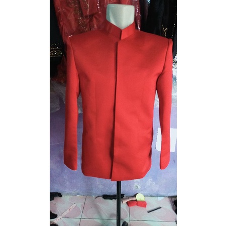 Jasko polos/beskap polos pria/beskap jasko halus/beskap kancing dalam