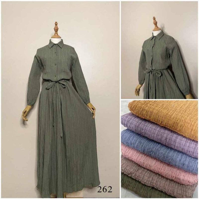 Jadore serat kayu gamis terbaru