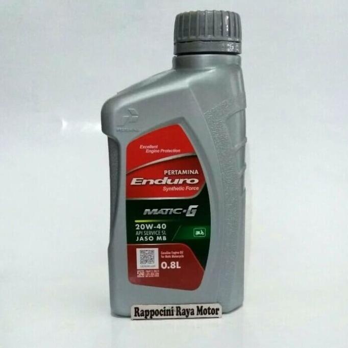 =====] OLI PERTAMINA ENDURO MATIC-G 0,8 Ltr