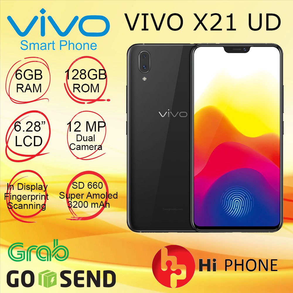 Vivo X21 Ud Ram 6gb Internal 128gb Shopee Indonesia