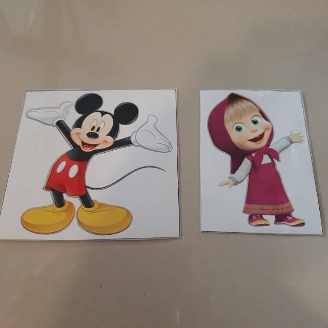 

Cutting Sticker karakter tumbler kecil