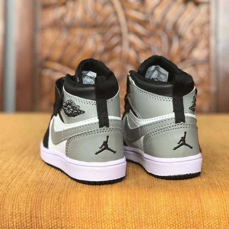 SEPATU ANAK NIKE AIR JORDAN GREY PREMIUM HIGH QUALITY JORDAN ABU ABU