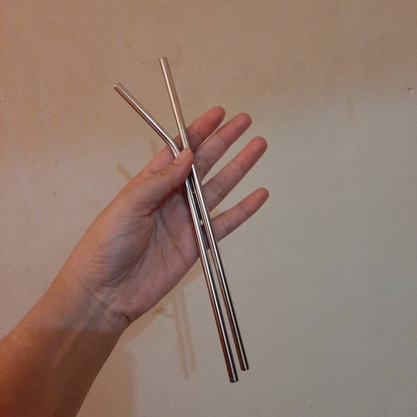 [SATUAN] Sedotan Stainless / Metal Reusable Straw Ramah Lingkungan