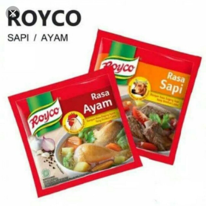 

Royko Penyedap Rasa Ayam atau Sapi 8gr x 1 Sachet