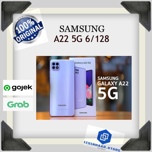 Samsung A22 5G 6/128, Samsung A22, Hp Ram 6Gb, garansi resmi