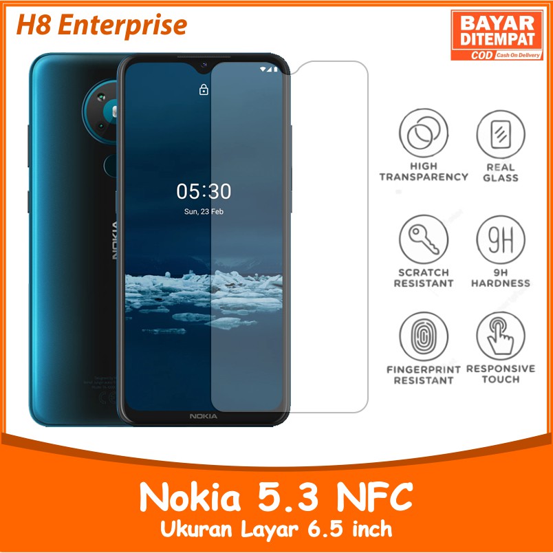 Tempered Glass Nokia 5.3 NFC - Anti Gores Kaca Premium Quality