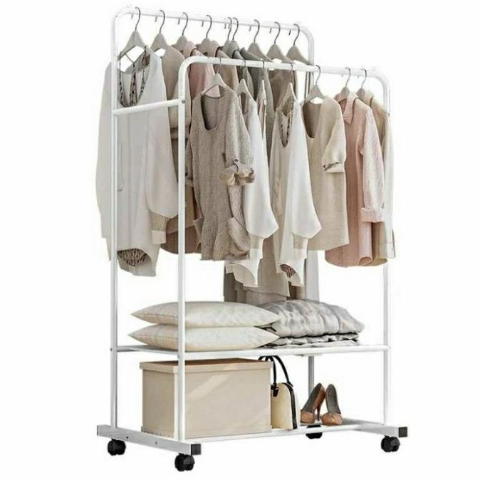 ] Rak Gantungan Baju Cloth Hanger Rack Wardrobe