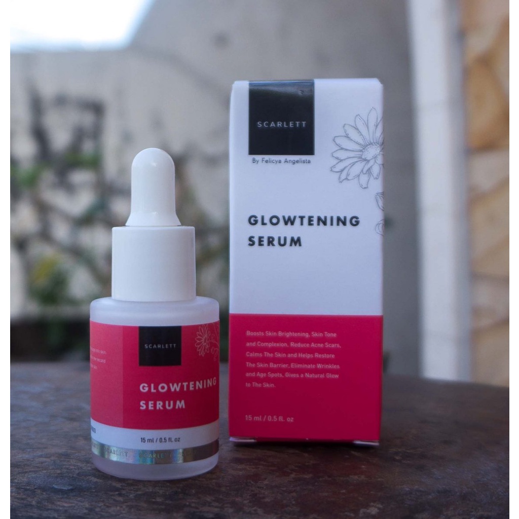 Scarlett Whitening Glowtening Serum / Glowtening Serum Scarlett / Scarlett Serum / Glowtening Scarle