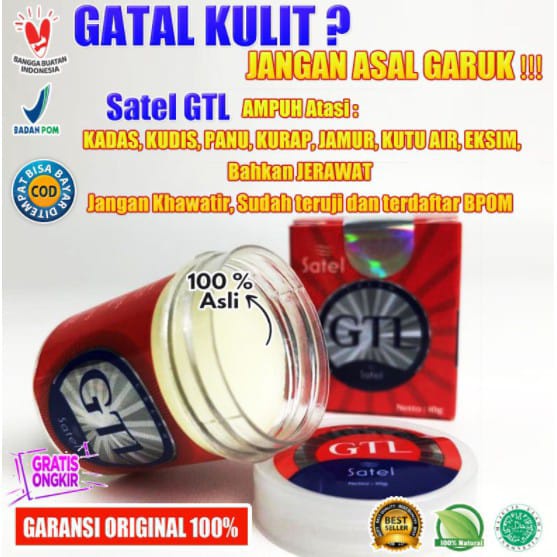 Salep Gatel Premium GTL Jaminan Atasi Penyakit Kulit Gatal Kudis Kurap Panu Kutu Air Eksim Jerawat-4